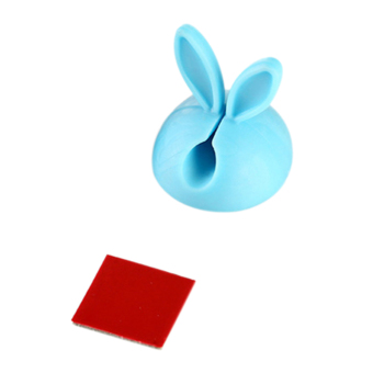 Homegarden Rabbit Cable Drop Clip 4pcs Blue