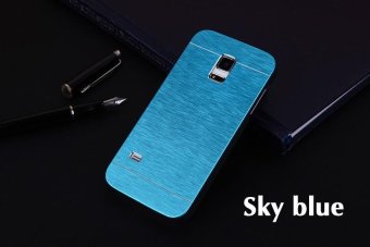 Asuwish Luxury Metal Brush Aluminum Phone Case Hard Back Cover Slim Sleeve for Samsung Galaxy S4 I9500 I9505 S4 Mini I9190 I9192 I9195 - intl