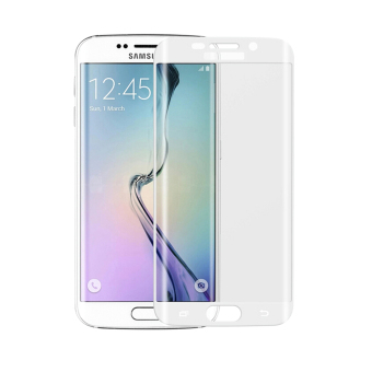Curved Full Coverage Mobile Phone 9H Hardness Tempered Glass Screen Protector for Samsung Galaxy S6 Edge (White)