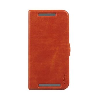 Ahha Kim Flip Case for HTC One M8 - Orange