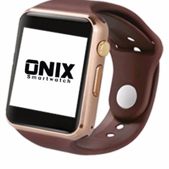 Onix Smartwatch - A1 / U10 Apple Watch Look Like - Emas tali Coklat