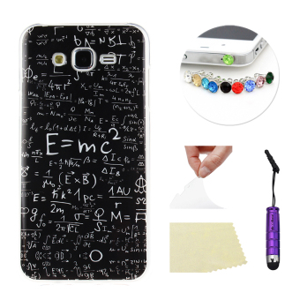 For Samsung Galaxy J7 Moonmini Ultra-thin Soft TPU Phone Back Case Cover (Formula)