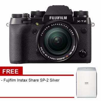 Fujifilm X-T2 Kit XF18-55mm + Free Fujifilm Instax Share SP-2 Silver