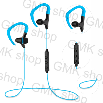 GAKTAI Wireless Bluetooth Headset Stereo Headphone Earphone Sport for iPhone Samsung (Blue)(...) - intl
