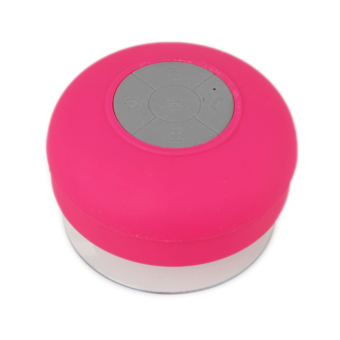 Fancyqube Portable Waterproof Wireless Bluetooth Speaker (Fuchsia)