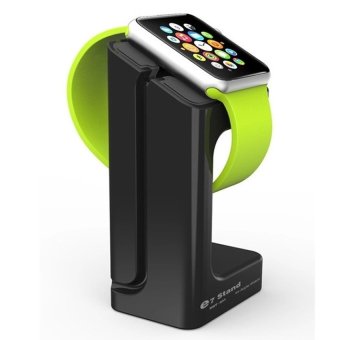 Wireless Apple Watch Charging Dock Stand - Black