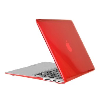SUNSKY ENSUNSKY KaY Hat-Prince 3 in 1 Crystal Hard Shell Plastic ProtectiSUNSKY Ve Case with Keyboard Guard & Port Dust Plug for Macbook Air 13.3 inch(Red) 