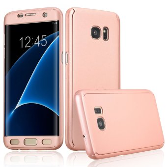 360 Full Body Coverage Protection Hard Slim Ultra-thin Hybrid Case Cover for Samsung Galaxy S7 Edge (Rose Gold) - intl