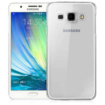 Case Ultrathin Soft Case for Samsung Galaxy A8 - Abu-abu Clear