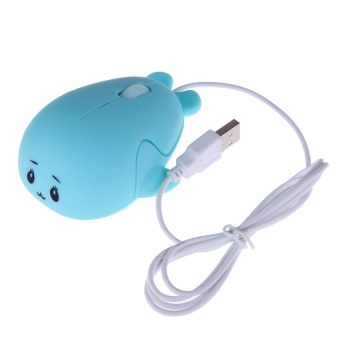 Dolphin Mini Optical USB Mouse for PC Laptop Notebook