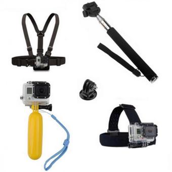 For Gopro Monopod Accessories Monopod for Gopro Float Monopod ChestBelt For Gopro Hero 4 Session 3 SJ4000 Xiaomi yi Accessories