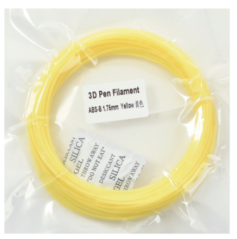 Limaco ABS Filament 1.75 mm for 3D Pen 5 Meter - Yellow