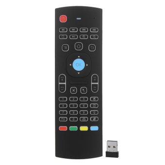 JUSHENG MX3 Multifunctional 2.4 G Backlight Air Mouse Remote Control with Mini Wireless Keyboard and Infrared Learning for Android TV Box, Smart TV, PC, Windows XP ,HTPC, Mac OS, Linux - intl