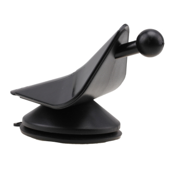 POSSBAY Car Holder Stand Cradle For Mobile Cell Phone With Suction Universal (Black)