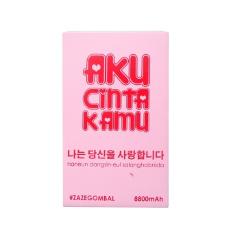 Powerbank #Zazegombal (Edisi Korea) 8800mah - Aku Cinta Kamu