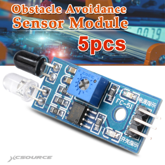 XCSource TE174 Obstacle Avoidance Sensor Module Infrared Reflection Photoelectric Set of 5