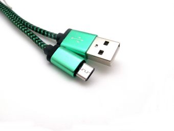 Miibox Kabel Data / Charge / Chrome Cable Warna Micro USB For Smartphone/Gadget (Tosca)