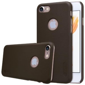 Nillkin Original Super Hard case Frosted Shield for iPhone 7 - Coklat + free screen protector