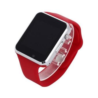 A1 arloji Bluetooth Cerdas Menonton Sport Pedometer Smartwatch (Red) - intl