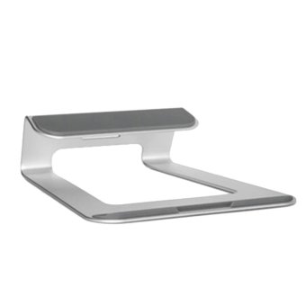 Laptop Cooling Stand Aluminum Alloy Support Ergonomic Support 18 Degrees (Silvery) - intl