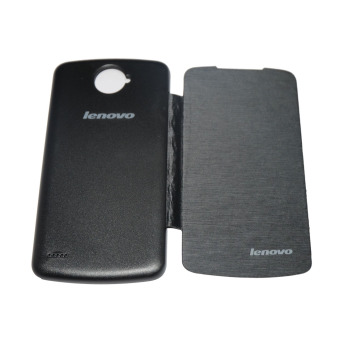 Cantiq Leather Case Sarung For Lenovo S920 Flip Cover Kulit Hardcase/ Leather Cover -Hitam