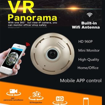 HD 960P 3D VR IP Smart Camera Wifi 360 Degree Fisheye LensNightVision Baby Monitor Panorama Wireless CCTV Camera P2P APP View - intl