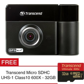 Transcend Drive Pro 520 - Car Video Recorders (CVR DP 520) - Dual Camera + Gratis MicroSDHC ... ...