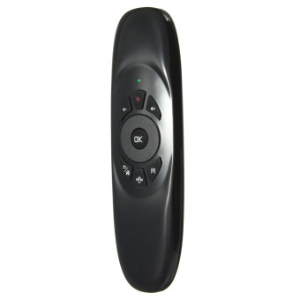 Best CT C120 2.4G Fly Air Mouse Wireless Keyboard Remote Control For Android Smart TV PC - Hitam