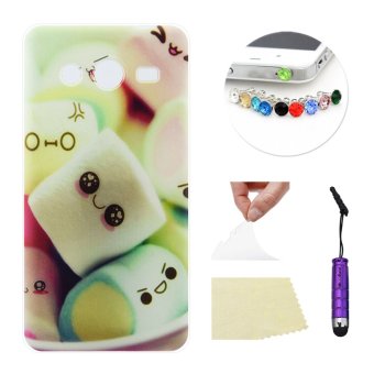 Moonmini Case for Samsung Galaxy Core 2 G355H Soft TPU Phone Back Case Cover Skin Protective Shell - Candy