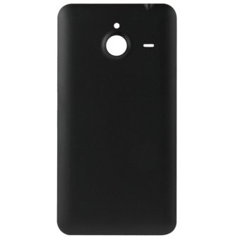 Frosted Surface Plastic Back Housing Cover Replacement for Microsoft Lumia 640XL(Black)