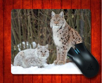 MousePad Lynx In The Snow10 Animal for Mouse mat 240*200*3mm Gaming Mice Pad - intl