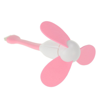 ZUNCLE YGH-556 Fashionable & Portable Bamboo Dragonfly Mini USB Fan(Pink)