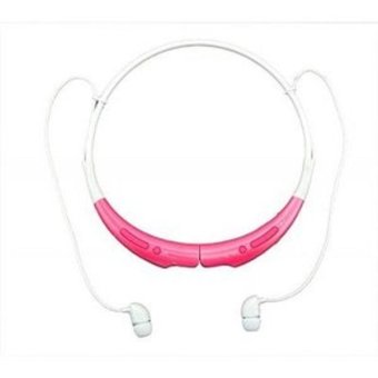 Best CT HBS-740 Vitality Wireless Bluetooth Fashion Sport Stereo Headset pink/putih