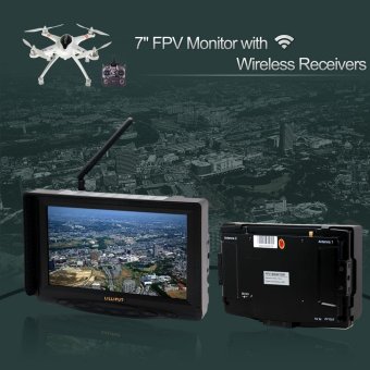 Lilliput 329/W 7\" 5.8GHz TFT LCD Widescreen FPV Monitor Single Antenna for FPV Big Helicopter - intl
