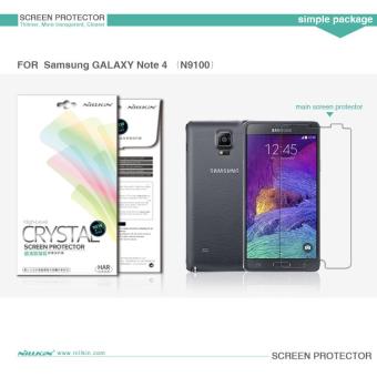 2 pcs/lot screen protector For Samsung Galaxy Note 4 N9100 NILLKIN Crystal Super clear protective film 5.7 inch (clear) - intl