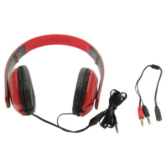 OEM OVLENG Universal Stereo Headset with MIC (Red)