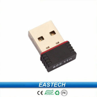 150Mbps nano wireless USB wifi adapter wifi USB for windows Mac Linux(Black) - intl