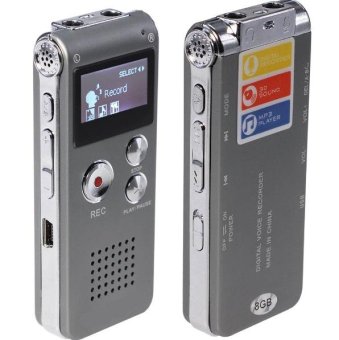 New Voice Recorder 8GB Mini USB Flash Digital Audio Voice Recording 650Hr Dictaphone MP3 Player - intl