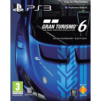 Sony Kaset Blue Ray PS3 Sony Playstation 3 Gran Turismo 6 Limited Edition