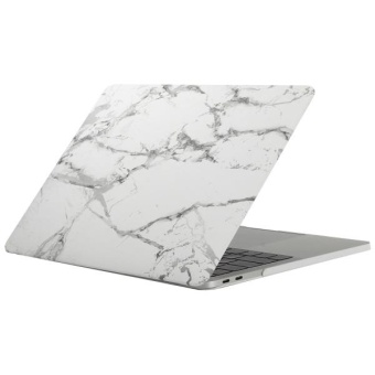 For 2016 New Macbook Pro 13.3 Inch A1706 and A1708 White Black Texture Marble Pattern Laptop Water Decals PC Protective Case - intl