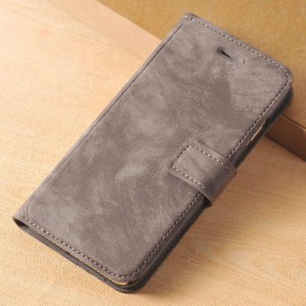 Asuwish Luxury Leather Case Flip Cover Wallet Bag With Card Holder Kickstand Phone Cases For iPhone 7 - intl