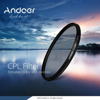 Andoer 49mm Digital Slim CPL Circular Polarizer Polarizing Glass Filter for Canon Nikon Sony DSLR Camera Lens - intl