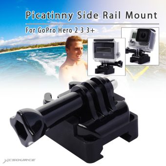 XCSource 20mm High Quality Picatinny Side Rail Mount for GoPro Hero 2 3 3+ Black OS106