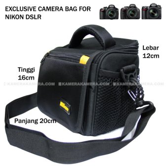 Camera Bag Zamrud 101 for Nikon DSLR, D7100, D7200, D3300, D5500, D5300, Etc