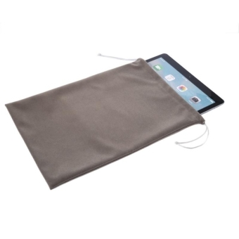 SUNSKY 13 inch Universal Leisure Cotton Flock Cloth Carry Bag with Stay Cord for iPad Pro / iPad Air 2 / iPad 4(Grey)