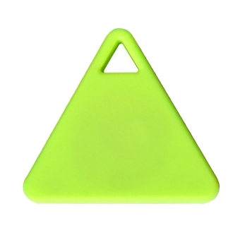 Moonar Triangle Bluetooth nirkabel 4.0 anti tersesat Anti-Pencurian alarm alat pelacak GPS pelacak pencari (hijau)