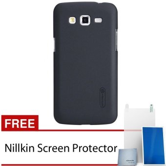 Nillkin Original Samsung Galaxy Grand 2 G7106 Super Hard case Frosted Shield - Hitam + Gratis Anti Gores