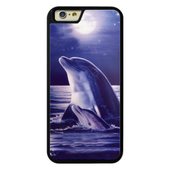Phone case for iPhone 6/6s Dolphin for apple Black cover