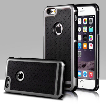 For Apple iPhone 5 / 5s Case Rubber TPU Silicone Shockproof Back Cover Case Anti-knock Phone Case（Grey）