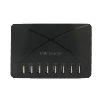 Generic Charger Unique 8-port with X-8 CDA15 Black